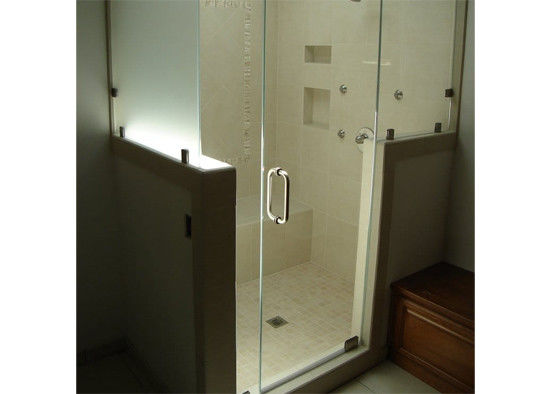 Popular Custom Frameless Glass 4-12mm Thickness For Bathroom Shower Door