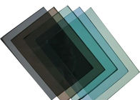 Solar Control Glass / Anti Reflective Tempered Glass For Commercial Buildings
